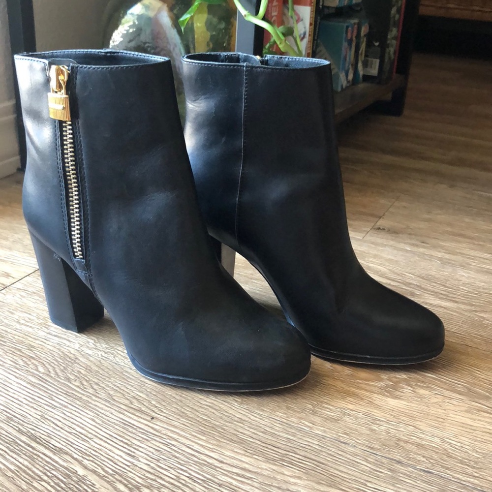 Black Michael Kors Booties